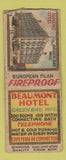 Matchbook Cover - Beaumont Hotel Green Bay WI WORN DQ BOBTAIL