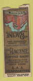 Matchbook Cover - Hotel Racine WI DQ BOBTAIL