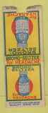 Matchbook Cover - Bromo Selzer for Headaches DQ BOBTAIL