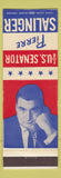 Matchbook Cover - Pierre Salinger for US Senate CA California WEAR