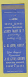 Matchbook Cover - Jim Green County Clerk Election