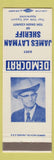 Matchbook Cover - James Layman Sheriff Election Tom Green County TX