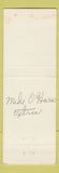 Matchbook Cover - Fred Scott for House of Delegates Election