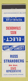 Matchbook Cover - Russ Strandberg State Representative Election