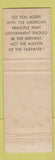 Matchbook Cover - Russ Strandberg State Representative Election