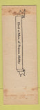 Matchbook Cover - Herber Weiler for City Council Allentown PA