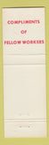 Matchbook Cover - Robert L Tosi Alderman Election