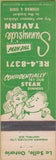 Matchbook Cover - Sunnyside Tavern LaSalle ON