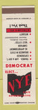 Matchbook Cover - William Nye State Rep Election Ohio OH