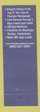 Matchbook Cover - Flamboro Downs Horse Racing Hamilton ON