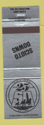 Matchbook Cover - Scioto Downs Horse Racing Columbus OH WEAR