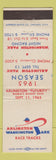 Matchbook Cover - Arlington Washington Park Horse Racing Chicago IL 1965