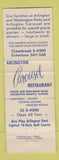 Matchbook Cover - Arlington Washington Park Horse Racing Chicago IL 1965