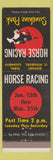 Matchbook Cover - Horse Racing Sunshine Park Tampa St Petersburg FL