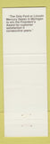 Matchbook Cover - Shepherd Lincoln Mercury Richmond MI