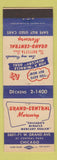 Matchbook Cover - Grand Central Mercury Chicago IL