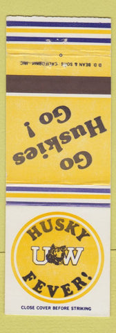 Matchbook Cover - Washington Huskies 1982 Football Schedule