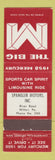 Matchbook Cover - Mercury Spangler Motors 1958 Milton PA