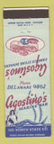 Matchbook Cover - Agostino's Marine Bar Steaks Chicago IL mermaid girlie ARROW