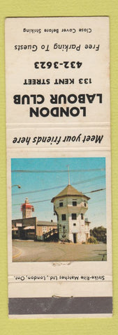 Matchbook Cover - London Labour Club ON