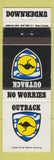 Matchbook Cover - Outback Downunder No Wombats