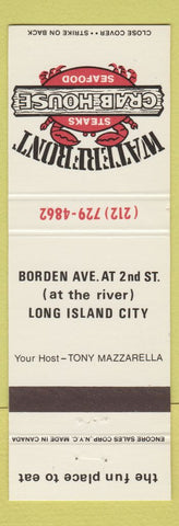 Matchbook Cover - Waterfront Crab House Long Island City LI NY