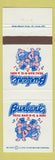 Matchbook Cover - Burbank's BBQ pigs