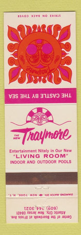 Matchbook Cover - Traymore Atlantic City NJ pool