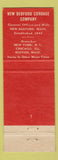 Matchbook Cover - New Bedford Pure Manila Rope MA