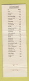 Matchbook Cover - Suburban Motors Tuscon AZ
