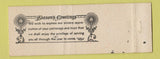 Matchbook Cover - John Winthrop Proctors Christmas Miami FL