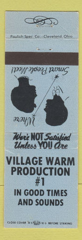 Matchbook Cover - Village Warm Production