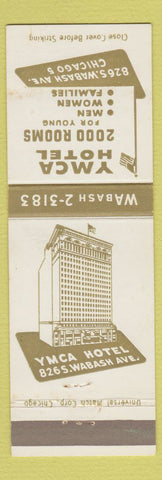 Matchbook Cover - YMCA Hotel Chicago IL