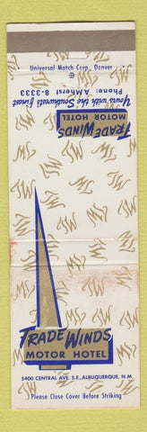 Matchbook Cover - Trade Winds Motor Hotel Albuquerque NM