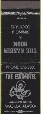Matchbook Cover - Eskimotel Wasilla AK