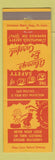 Matchbook Cover - Erwin Mills Safety No Loose Clothes