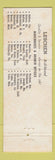 Matchbook Cover - Leschen Wire Rope Henry Meyer Bladensburg MD