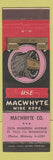 Matchbook Cover - Macwhyte Wire Rope St Paul MN 1957