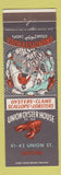 Matchbook Cover - Union Oyster House Boston MA