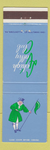 Matchbook Cover - Lehigh Valley Club Allentown PA