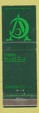 Matchbook Cover - Cherry Valley Club Garden City LI NY WEAR