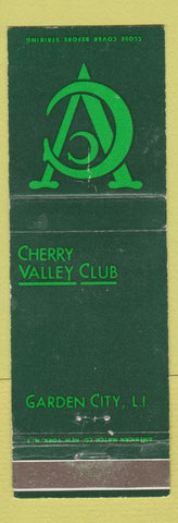 Matchbook Cover - Cherry Valley Club Garden City LI NY WEAR