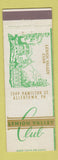 Matchbook Cover - Lehigh Valley Club Allentown PA