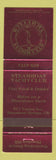Matchbook Cover - Seamboat Yacht Club Steamboat Springs Colorado WEAR