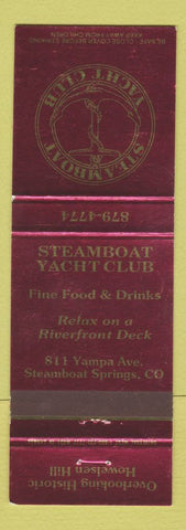 Matchbook Cover - Seamboat Yacht Club Steamboat Springs Colorado WEAR