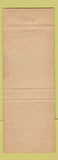 Matchbook Cover - Schnorer Club Morrisania WEAR