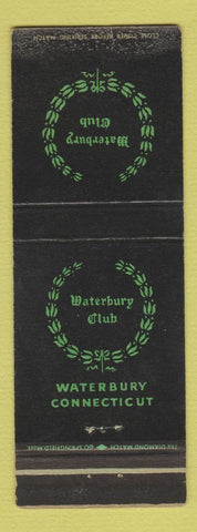 Matchbook Cover - Waterbury Club CT WEAR