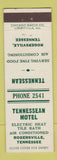 Matchbook Cover - Tennessean Motel Rogersville TN