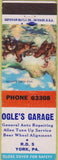 Matchbook Cover - Ogle's Garage York PA