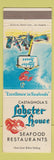 Matchbook Cover - Castagnola's Lobster House Restaurant Ventura Santa Barbara CA